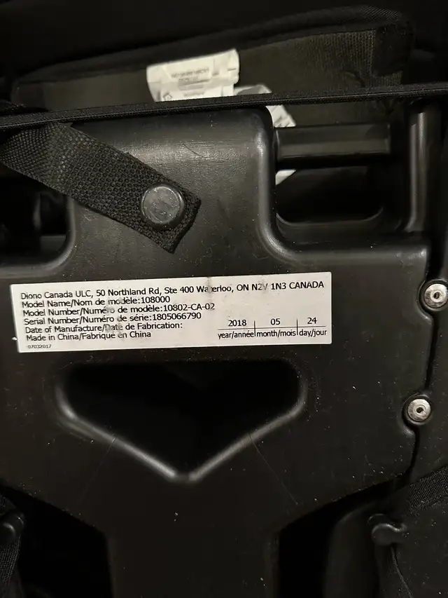 Diono boost car seat (manufactured on 5/24/2018) in Strollers, Carriers & Car Seats in Markham / York Region - Image 4