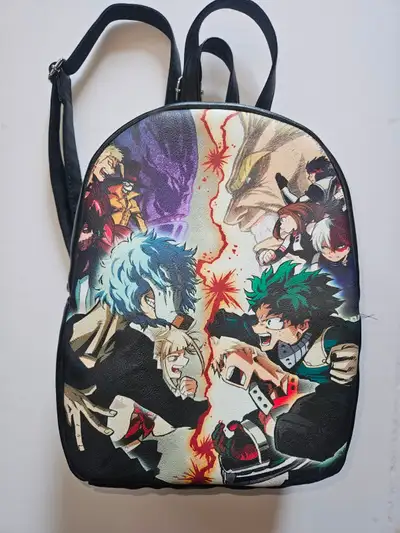 Back Pack / School Bag My Hero Academia Battle Characters -LIke New- VIEW OTHER ADS-
