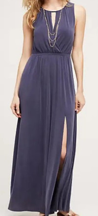 Moulinette Soeurs (Anthropologie) Blue Gown - Size S