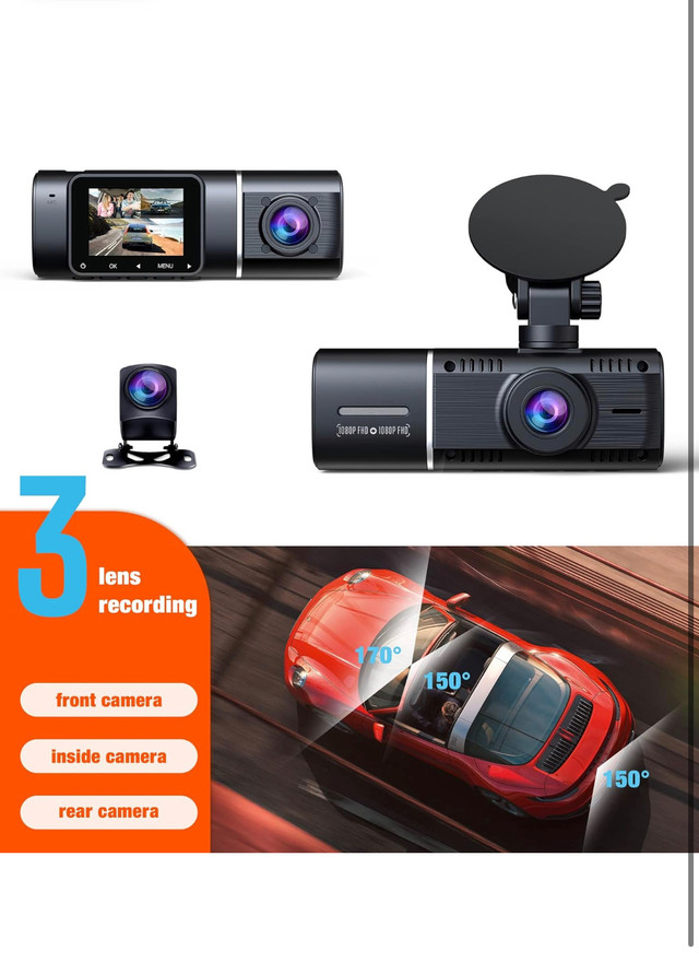 Dash camera front and back DC-17 in Cameras & Camcorders in St. Albert - Image 4