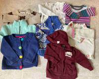 33 pieces! 18-24 month girls’ clothes sweaters, shirts, pants, d