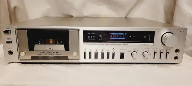 technics direct drive  RS-M45 Cassette Deck in Stereo Systems & Home Theatre in Mississauga / Peel Region - Image 2