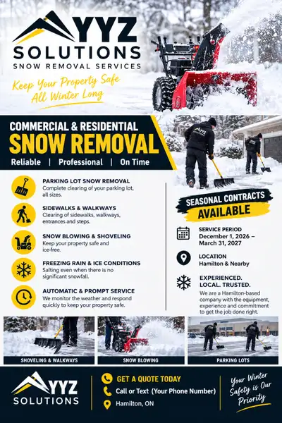 snow removal, View more