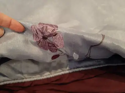 Purple Floral Queen Size Duvet Cover and 2 Pillowcases Set, View more