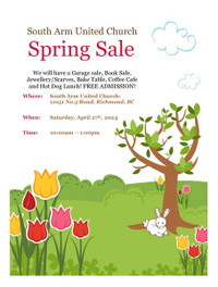 Spring Sale at South Arm United Church