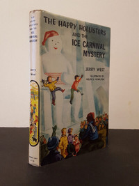 HAPPY HOLLISTERS  ICE CARNIVAL MYSTERY, hardcover w/DJ, 1960s