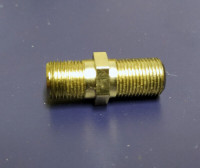 Used coaxial TV cable connector