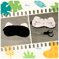 Cartoon Kitty Kat Sleep Mask