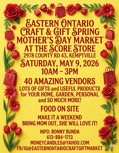 Eastern Ontario Craft & Gift Spring Mother's Day Market, View more
