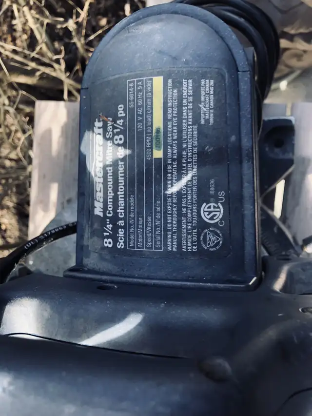 master craft compound mitre saw in Power Tools in Mississauga / Peel Region - Image 5