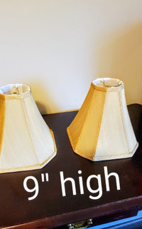 Lamp shades, all 7  for $20.