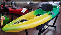 New Purity 3 Kayak - Green & Yellow
