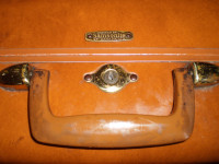 Samsonite Rolling Leather Vintage Luggage