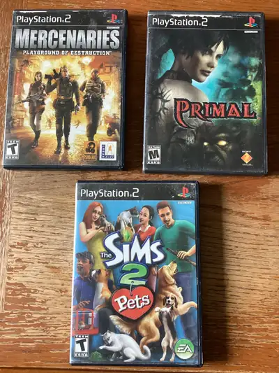 Lot of 3 PlayStation 2 Games, View more