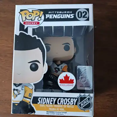 Funko Pop Hockey New  SIDNEY CROSBY #02 Pittsburgh Penguins, View more