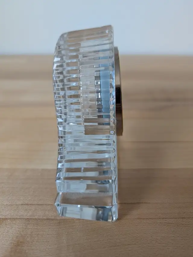 Waterford Crystal Desk Clock Quartz in Home Décor & Accents in Oakville / Halton Region - Image 3