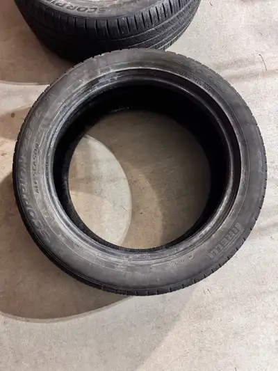 Pirelli Scorpion Zero Tires Only TWO tires All season 235/50R20 DOT 2222 One of the tire has patch s...