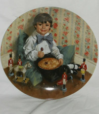 Little Jack Horner Collector Plate Mother Goose Series 1982 CAO