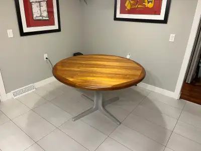 Teak kitchen or dining room table, View more