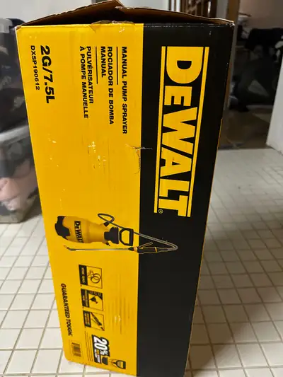Dewalt manual pump sprayer, View more