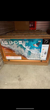 Televiseur LG 75po Smart 4k Neuf WebOS UHD HDR