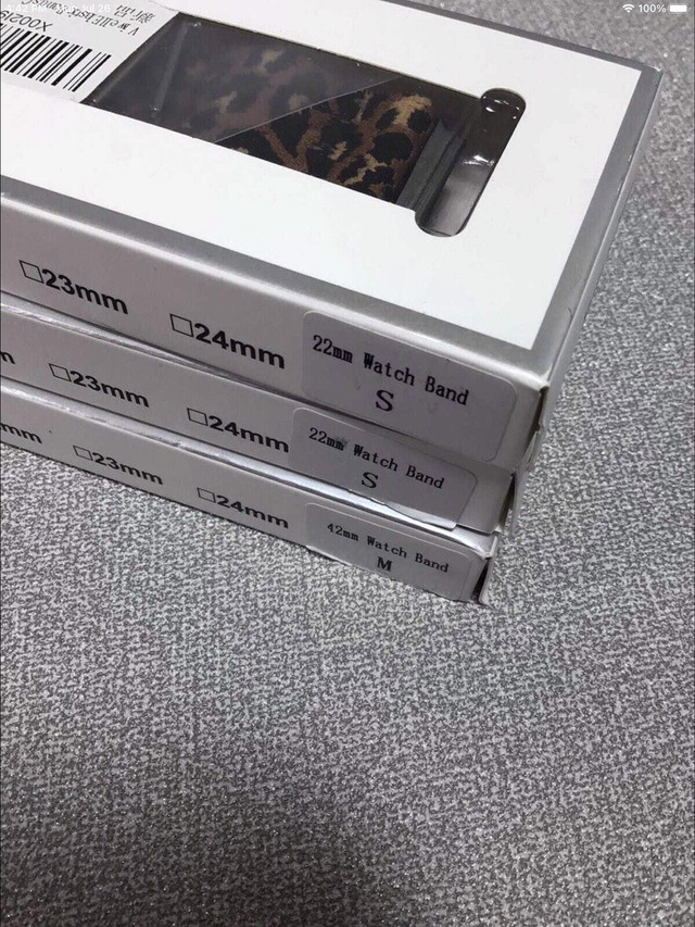 NEW apple iWatch or Fitbit Versa band - box bb03 in General Electronics in Cambridge - Image 3