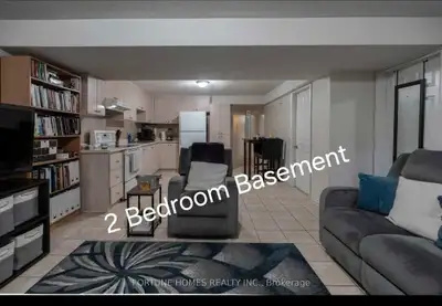 For Rent: 2-bedroom basement with a separate entrance and Laundary. Close to Mount Pleasant GO Train...