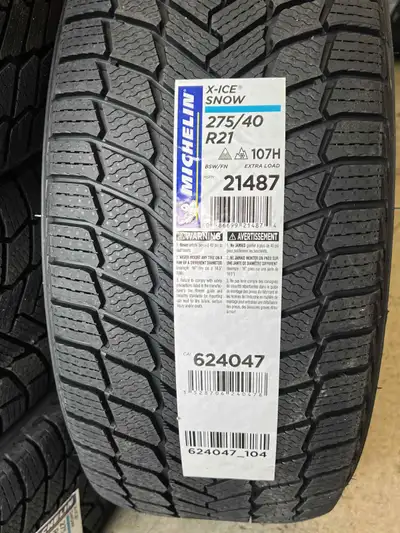 Brand new Michelin X-ICE Snow SUV Tires 275/40R21 107H winter tires DOT 4525 Serious inquiry only Pr...