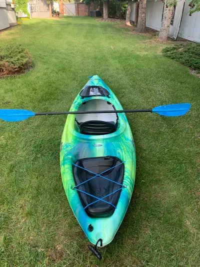 Get ready for some fun on the water with this Pelican kayak! This kayak features a comfortable seat,...