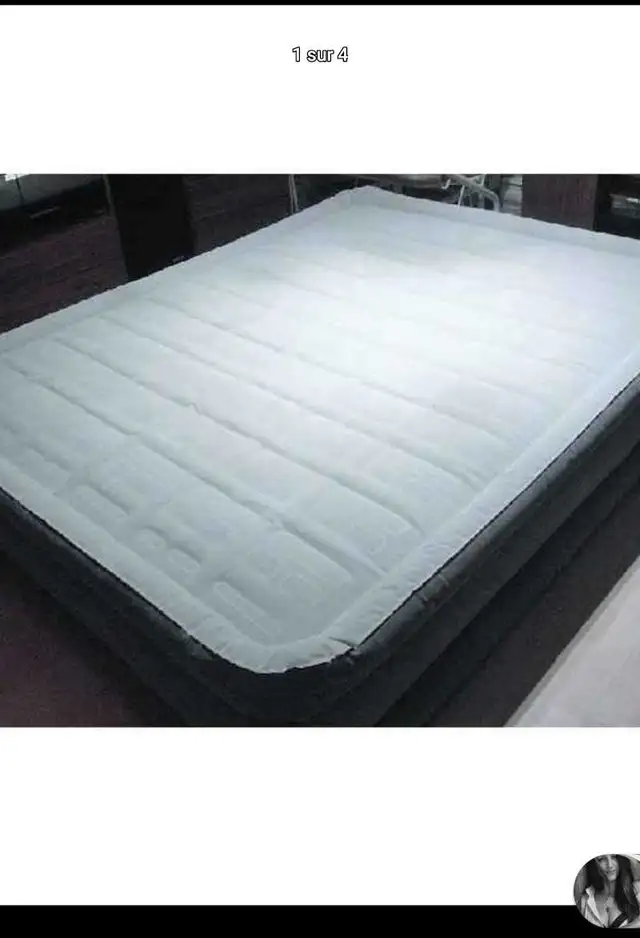 Lit pneumatique queen. Marque WOODS AlwayAire . in Beds & Mattresses in Longueuil / South Shore - Image 4