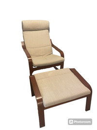 Rocking chair with foot rest