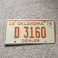 1978 Dealer plate