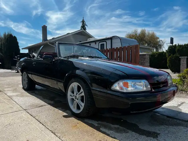1989 Mustang LX Rag Top 5.0L Foxbody *Low Mileage* in Classic Cars in Kelowna - Image 4
