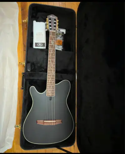 Ibanez Left Handed Acoustic Electric Nylon Tim Henson w/ Case, View more