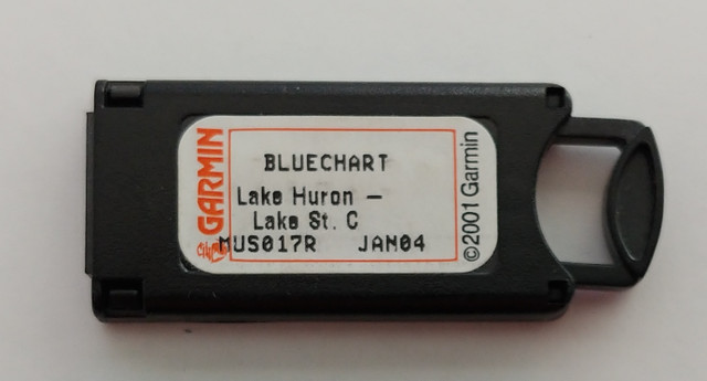 GARMIN BLUECHART DATA CARD MUS017R LAKE HURON - LAKE ST CLAIR in General Electronics in Sarnia