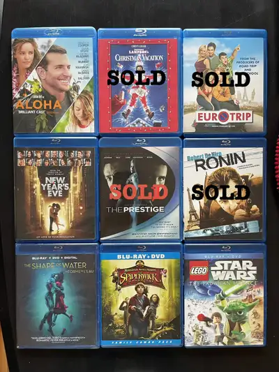Cheap Blu-ray DVD movies, View more