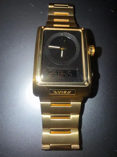 EVISU JAPAN WATCH (SIZE OF WRIST THIS EATCH WILL FIT 7.5”INCHES, View more