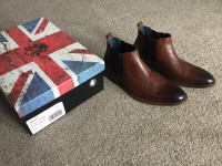 English Laundry Chelsea Boots Cognac 10 BRAND NEW