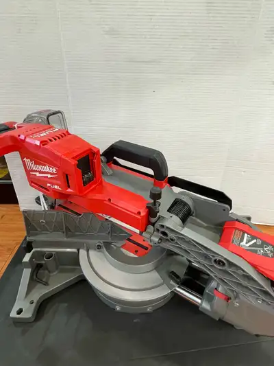MILWAUKEE FUEL COMPOUND SLIDING MITER SAW 2734-20, View more