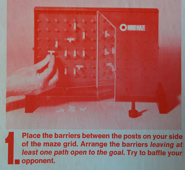 Parker Brothers Mind Maze. 1970s 2 Player Game in Toys & Games in Thunder Bay - Image 2
