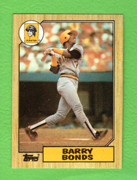 BARRY BONDS 1987 TOPPS # 320 PIRATES ROOKIE NM-MT (1)