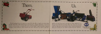 1990 BCS Tiller & Attachments 2-Page Original Ad 