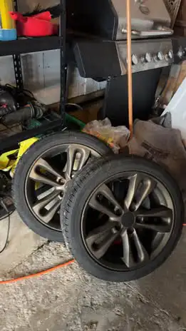 Selling the 4 rims and tires Off my 2012 civic EX will fit many other years Of civics. 215 45 17 In...