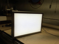 Illuminated LED Aluminum Santo Snap Frame