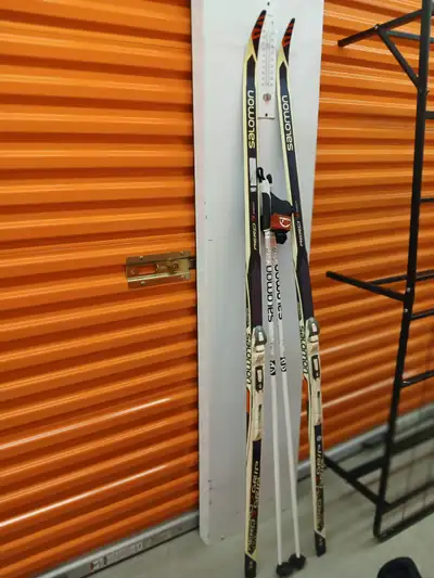 Cross Country Ski Set – Salomon Skis + Poles + Boots + Carry Bag, View more