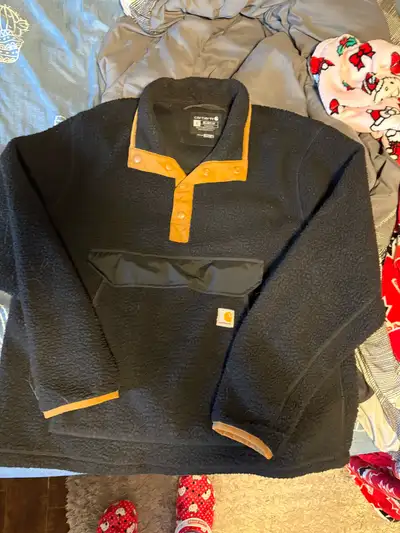 Carhartt Men’s Relaxed Fit Fleece Pullover -LARGE, View more