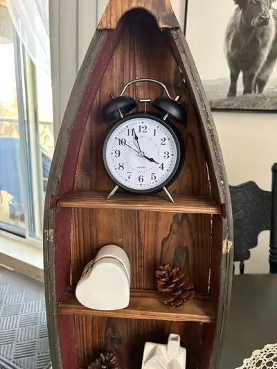 Vintage boat shelf , View more