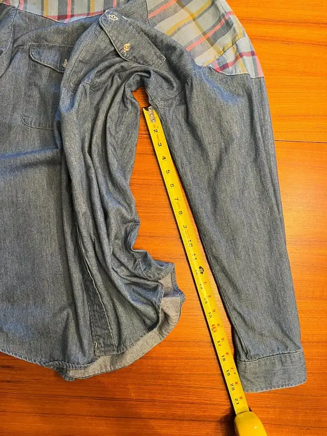 Vintage 1980s Mid-Western Garment Co. Men's Blue Denim LS Large in Men's in Calgary - Image 6