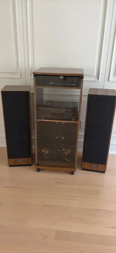 Vintage Pioneer Stereo System + Floor Speakers, View more