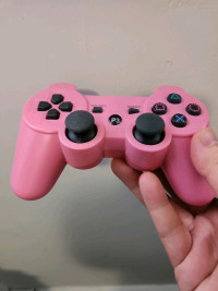 PS3 unbranded Pink Controller